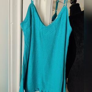 Vibrant Teal Garment Women's Top